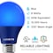 Luxrite A19 LED Light Bulbs 8W (60W Equivalent) Blue Colored Bulbs Non-Dimmable E26 Base 2-Pack LR21491-2PK - alternate 6